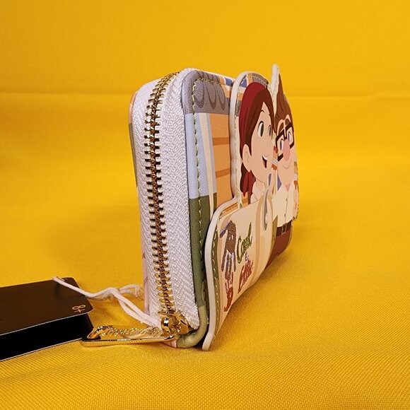 Loungefly Disney Pixar Up Carl & Ellie Mailbox Paint Zip Wallet NEW - Picture 4 of 11